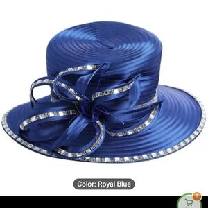 Elegant Royal Blue Women's Hat